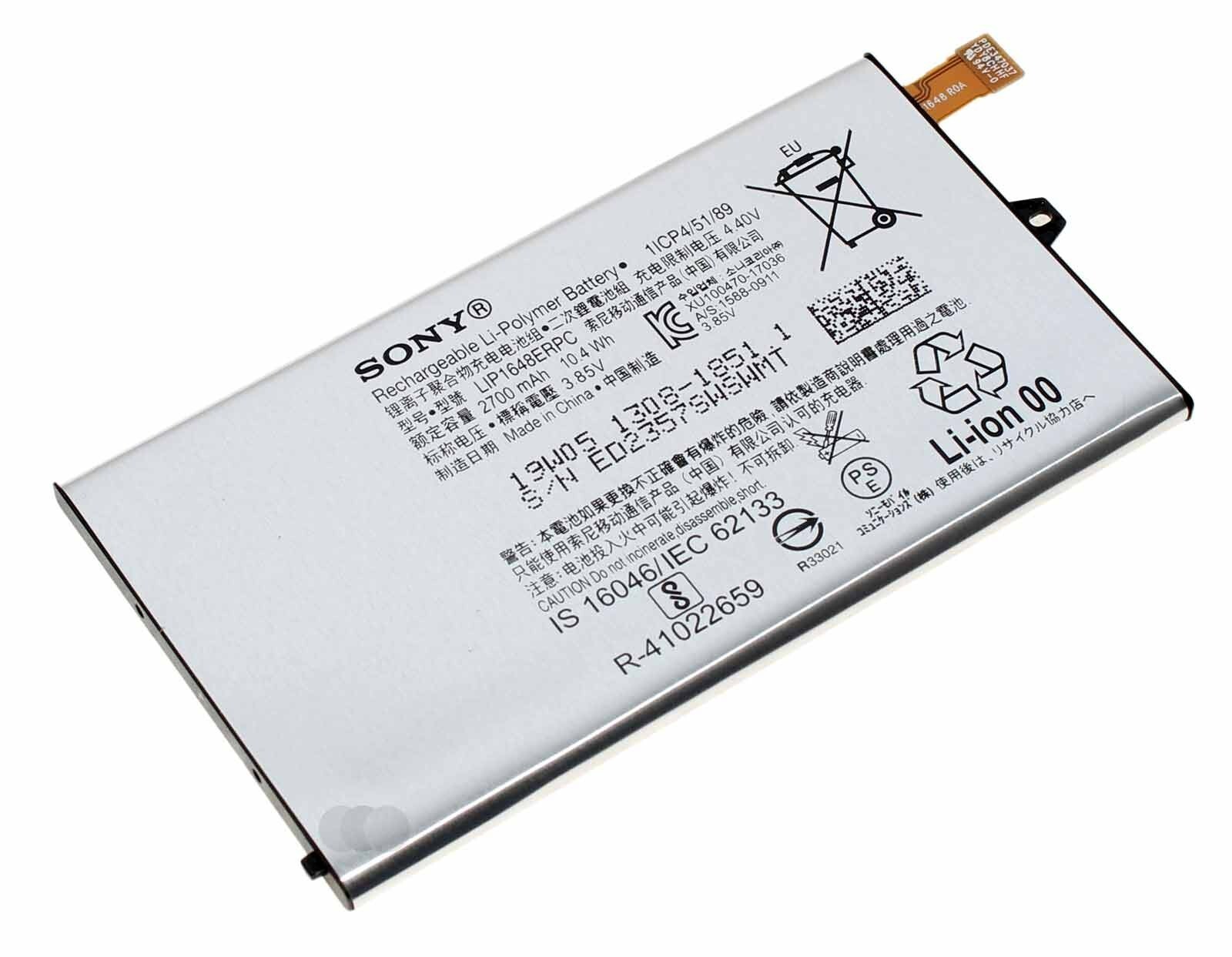 Original Sony LIP1648ERPC Akku für Sony Xperia XZ1 Compact G8441 | 1308-1851 | 3