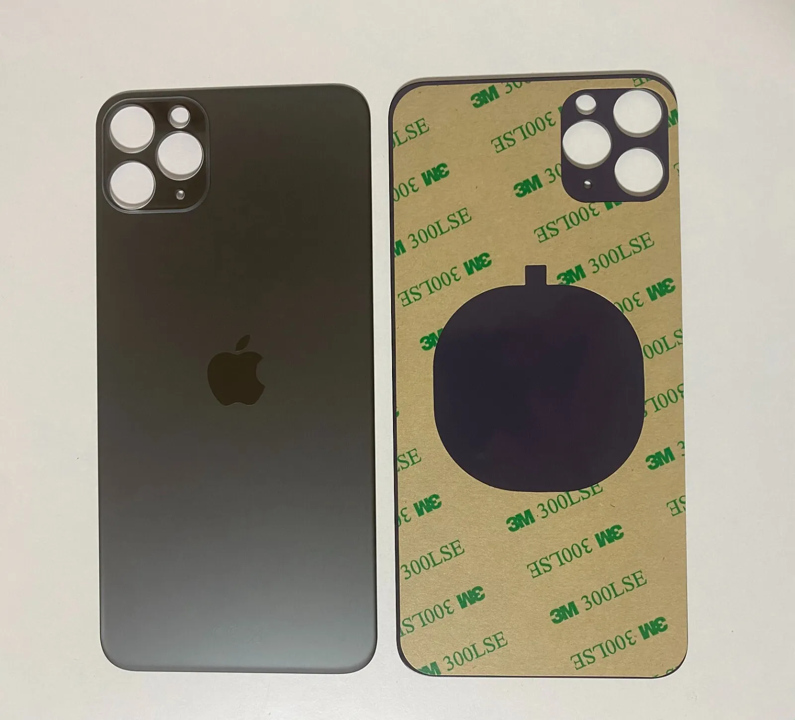 IPhone 11 Pro Max Backcover Akkudeckel Rückseite Glas Big Hole Großes Kameraloch