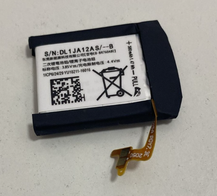 Akku für Samsung Gear S3 Classic S3 Frontier SM-R770 SM-R760 350mAh 3,85V