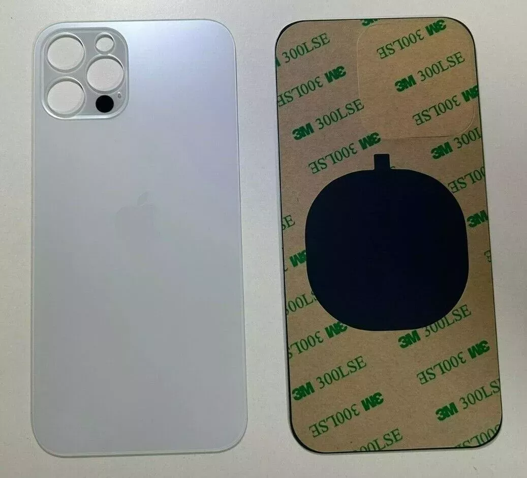 IPhone 12 Pro Backcover Akkudeckel Rückseite Glas Big Hole Großes Kameraloch Top