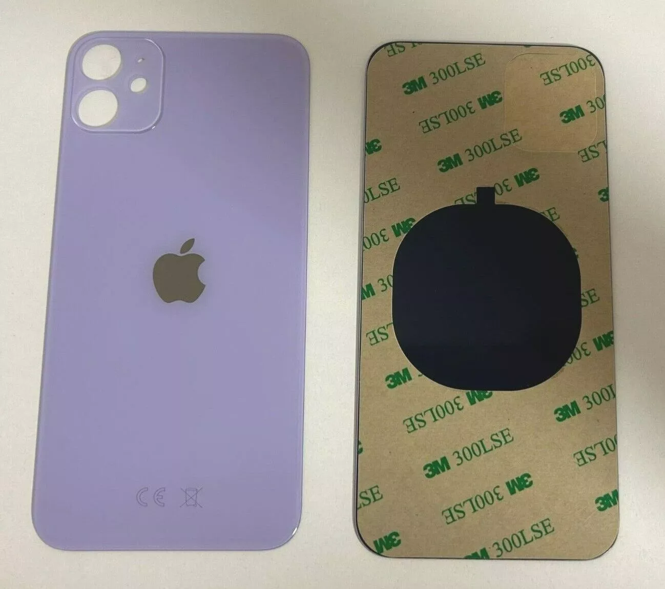 IPhone 11 Backcover Akkudeckel Rückseite Glas Big Hole Großes Kameraloch Top