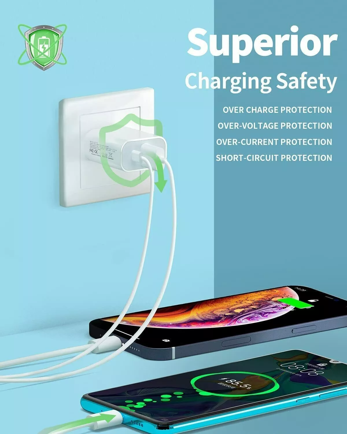 USB-C Ladegerät Schnellladen USB 3.0 PD Schnellladung 20 W Telefonladegerät USB