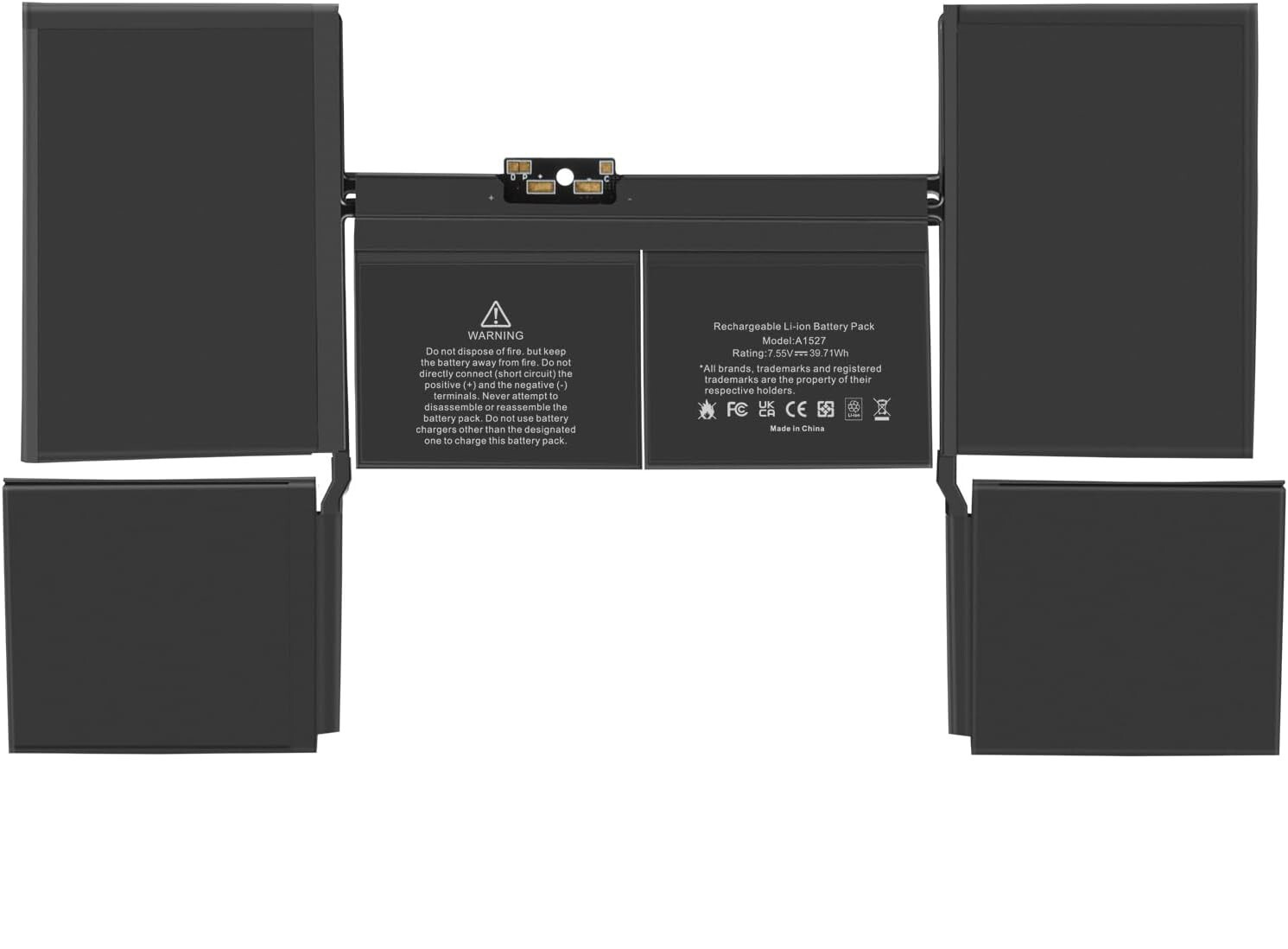 A1527 A1705 Akku für Apple MacBook 12'' A1534 Anfang 2015 2016,Mitte 2017 Laptop