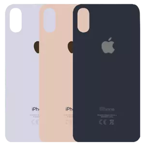 IPhone XS Backcover Akkudeckel Rückseite Glas Big Hole Großes Kameraloch Top