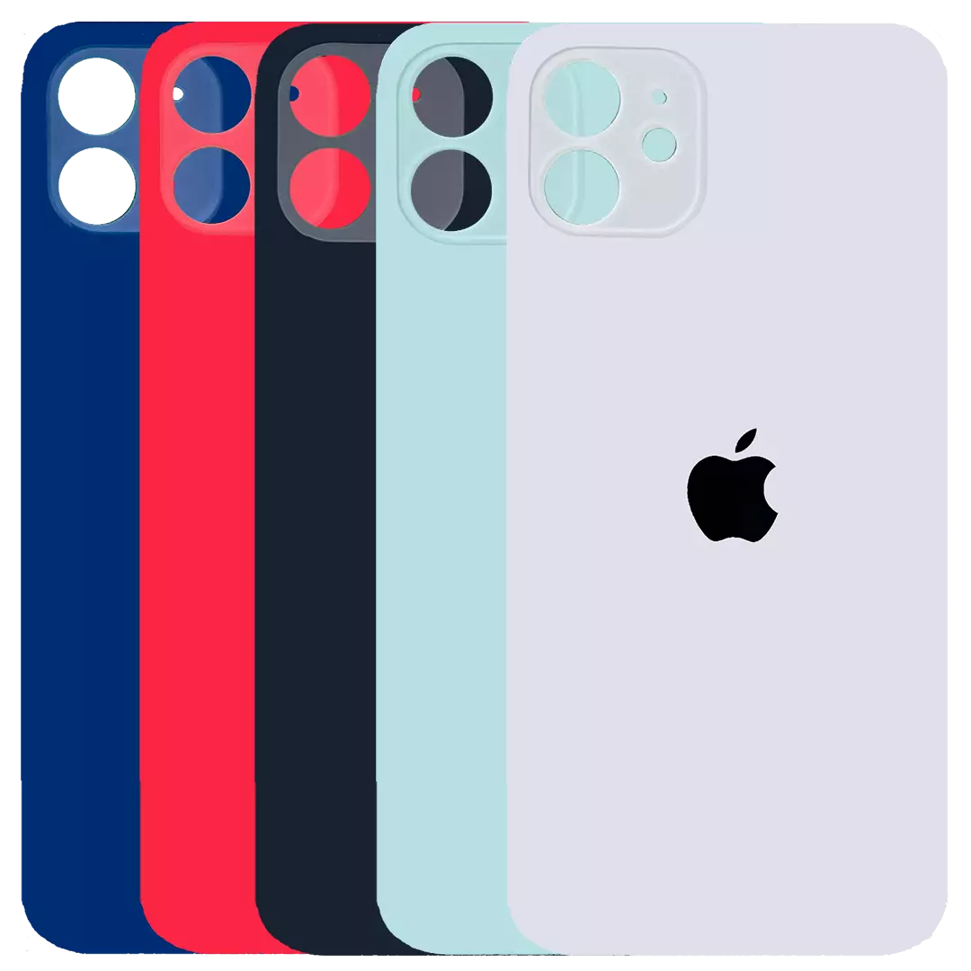 IPhone 12 Backcover Akkudeckel Rückseite Glas Big Hole Großes Kameraloch Top