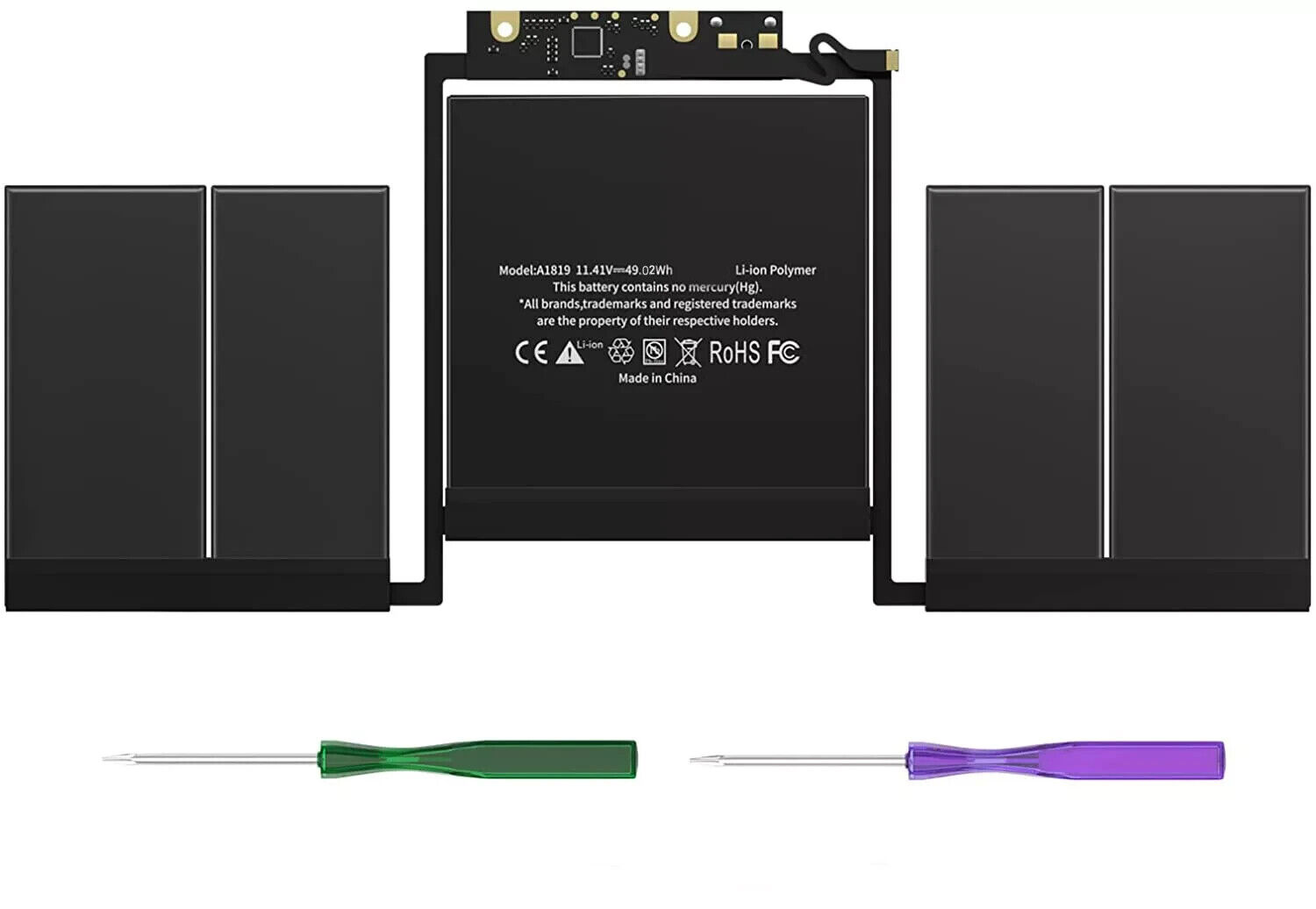 Akku für MacBook Pro 13’’ A1819 A1706 Ende 2016 EMC 3071 Mid 2017 EMC 3163 NEU