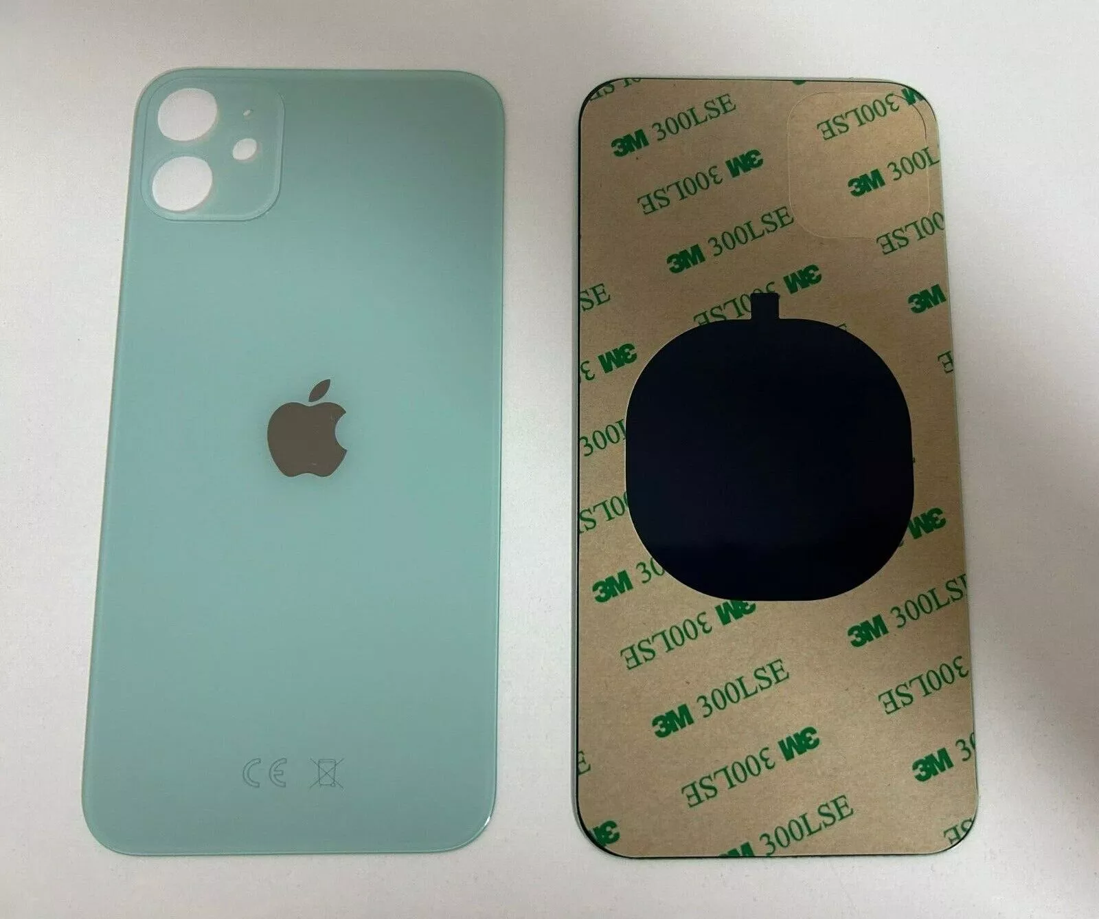 IPhone 11 Backcover Akkudeckel Rückseite Glas Big Hole Großes Kameraloch Top