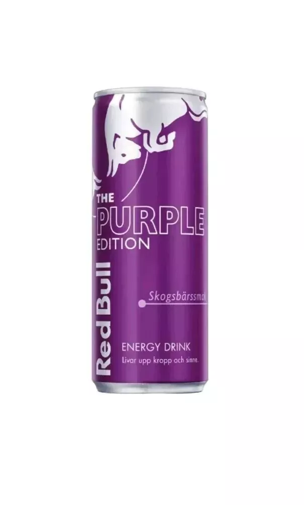 Red Bull Purple Edition Waldbeere mit Zucker Skogsbärssmak 250ml (inkl. Pfand)