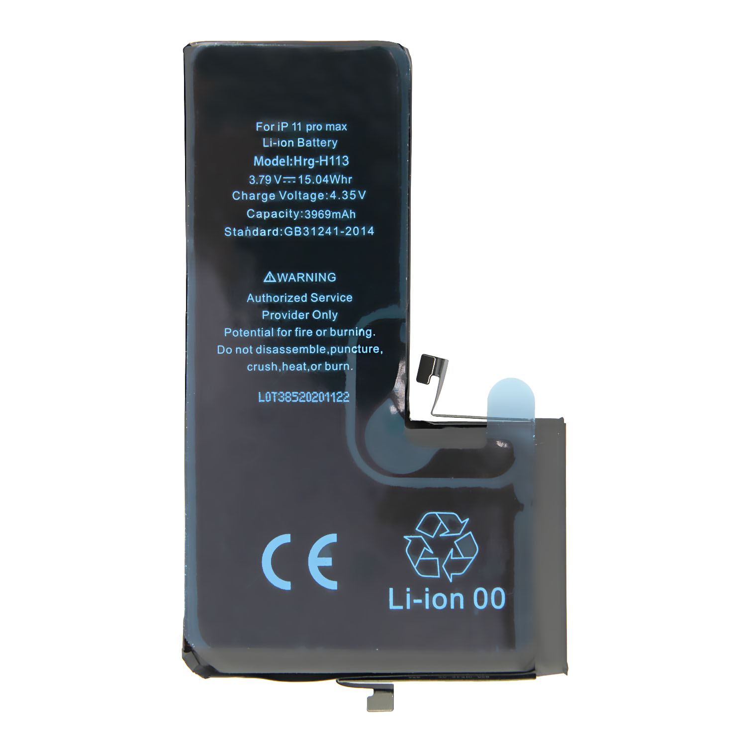 Akku für iPhone 11 pro max inkl. Klebestreifen entspricht APN: 616-00651