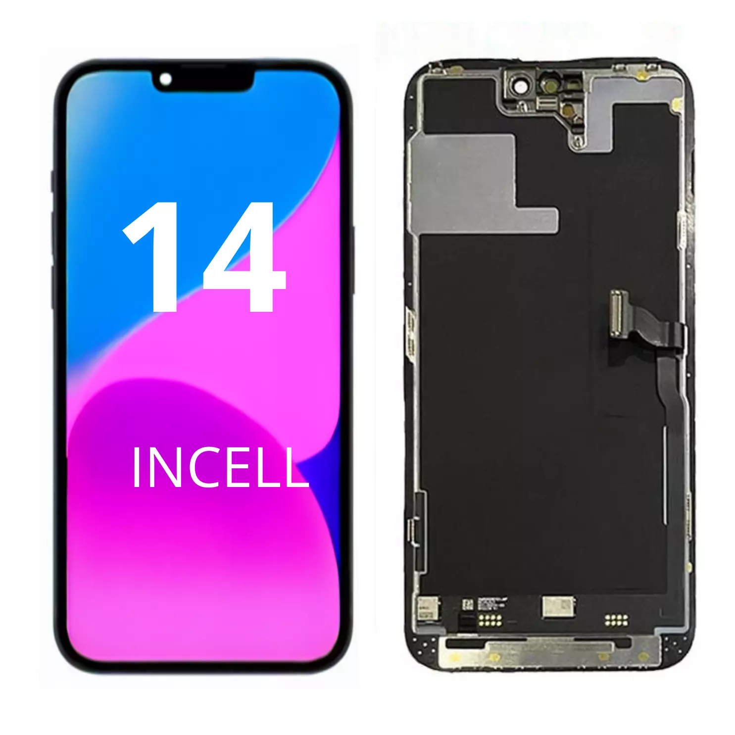 Display Für iPhone 14 LCD Touch Bildschirm Incell Screen Ersatz Kit (Big Notch)