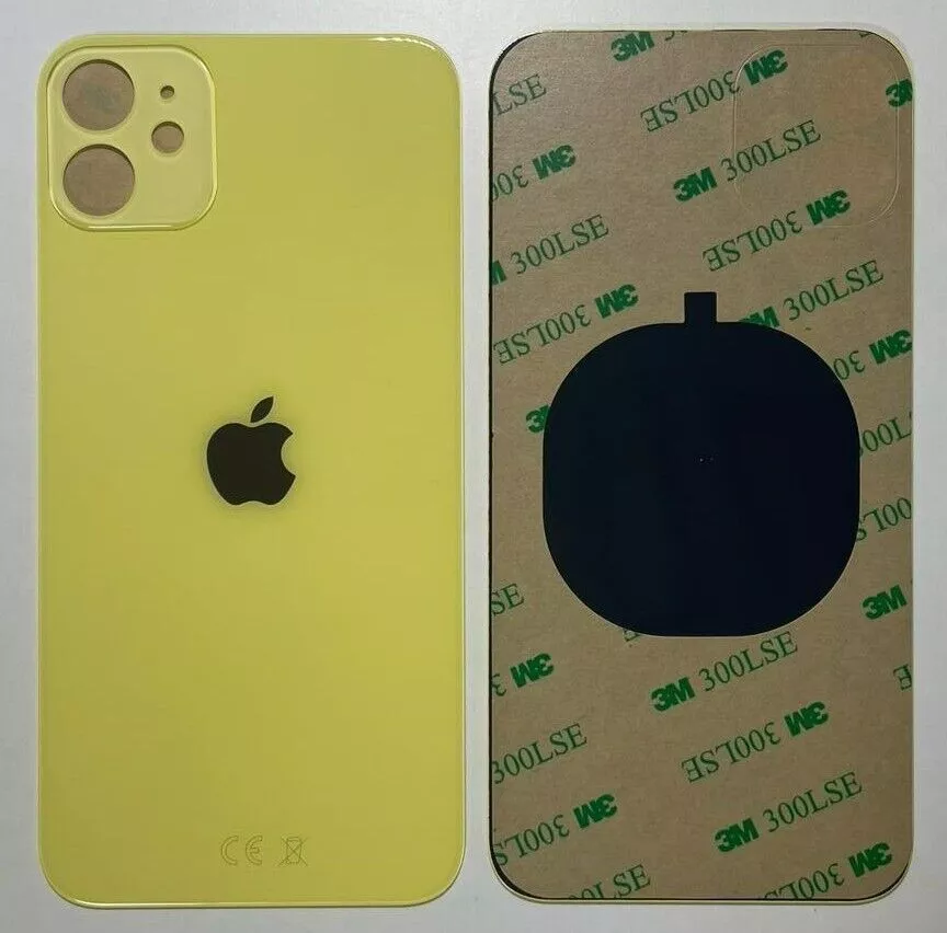 IPhone 11 Backcover Akkudeckel Rückseite Glas Big Hole Großes Kameraloch Top