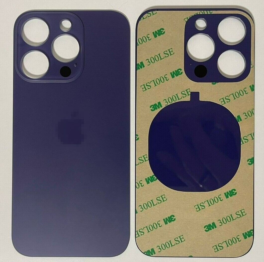 iPhone 14 pro max Backcover Akkudeckel Rückseite Glas Big Hole Großes Kameraloch