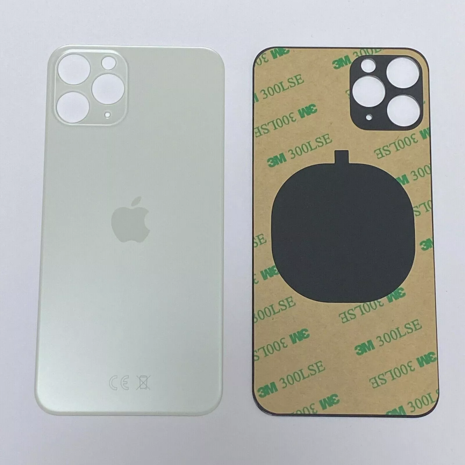 IPhone 11 Pro Backcover Akkudeckel Rückseite Glas Big Hole Großes Kameraloch Top