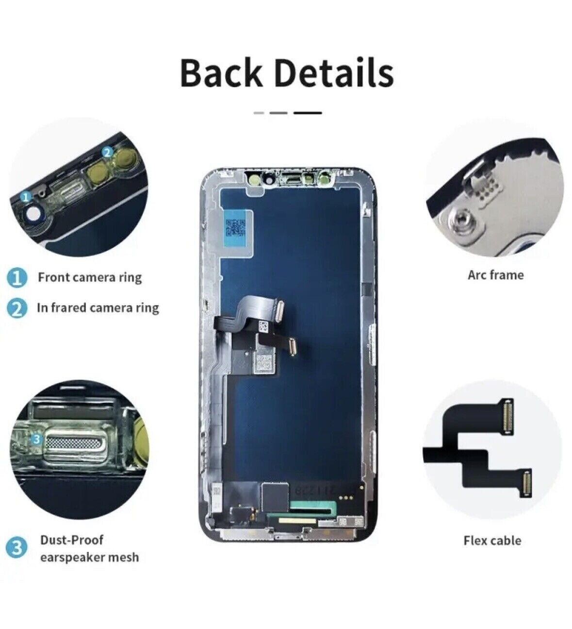 JK Original Display für iPhone XS Max Ersatz Incell LCD Retina 3D HD Touch