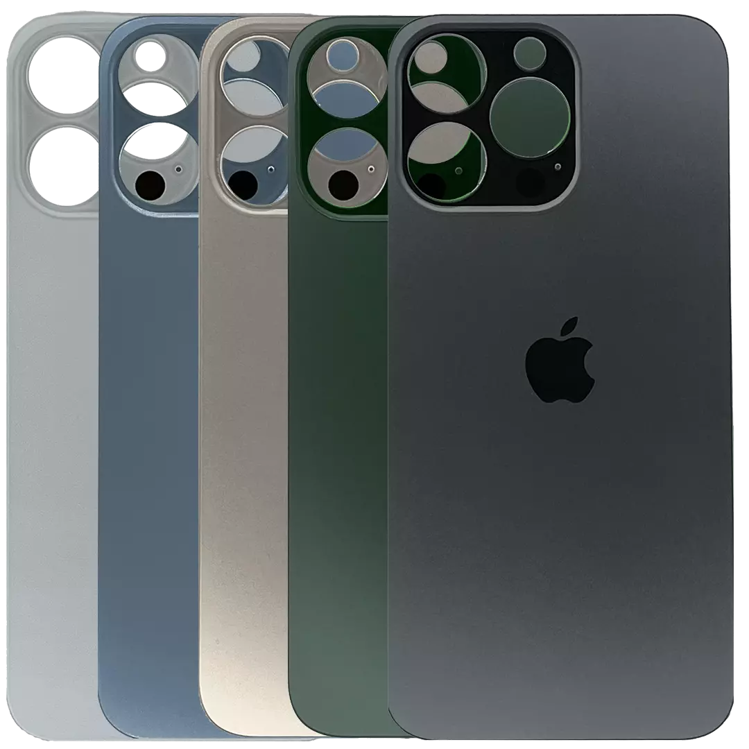 iPhone 13 pro max Backcover Akkudeckel Rückseite Glas Big Hole Großes Kameraloch