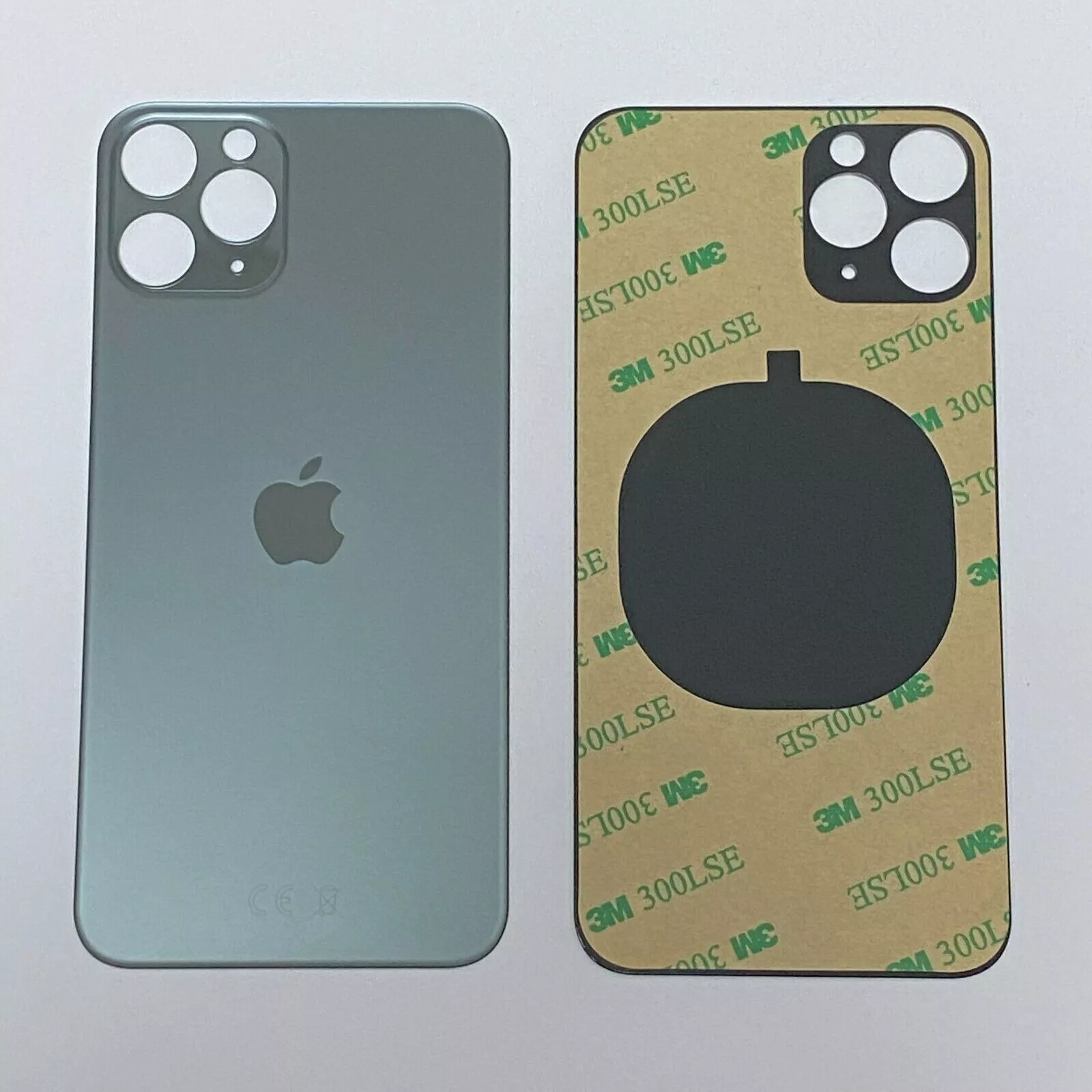 IPhone 11 Pro Backcover Akkudeckel Rückseite Glas Big Hole Großes Kameraloch Top