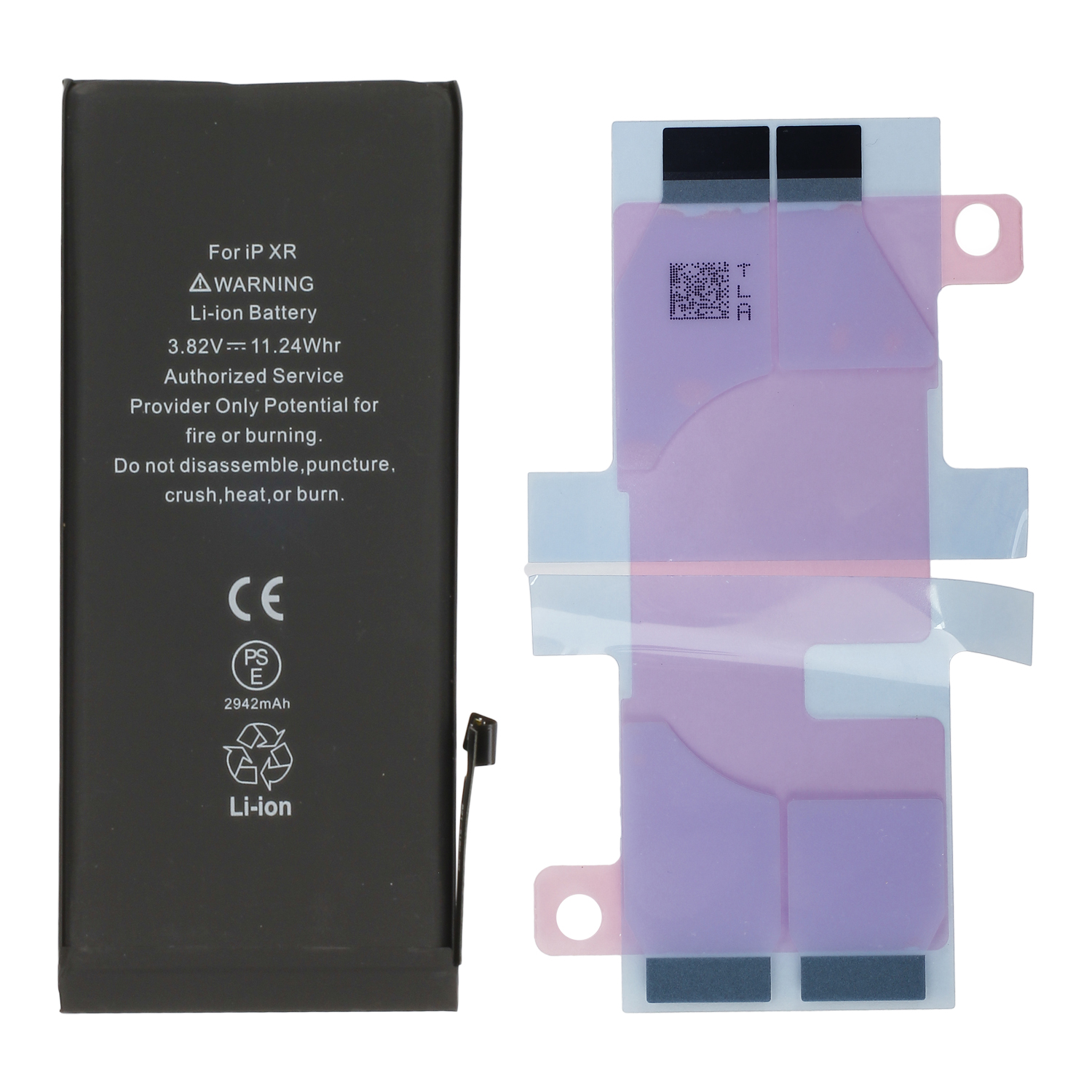 Akku für iPhone XR inkl. Klebestreifen entspricht APN: 616-00471