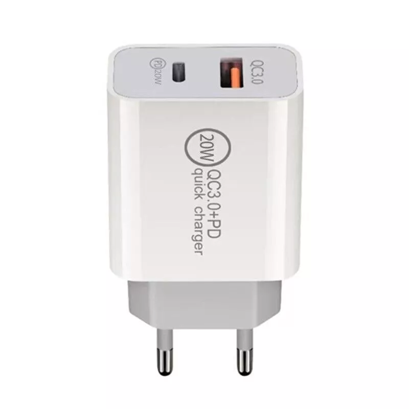 USB-C Ladegerät Schnellladen USB 3.0 PD Schnellladung 20 W Telefonladegerät USB