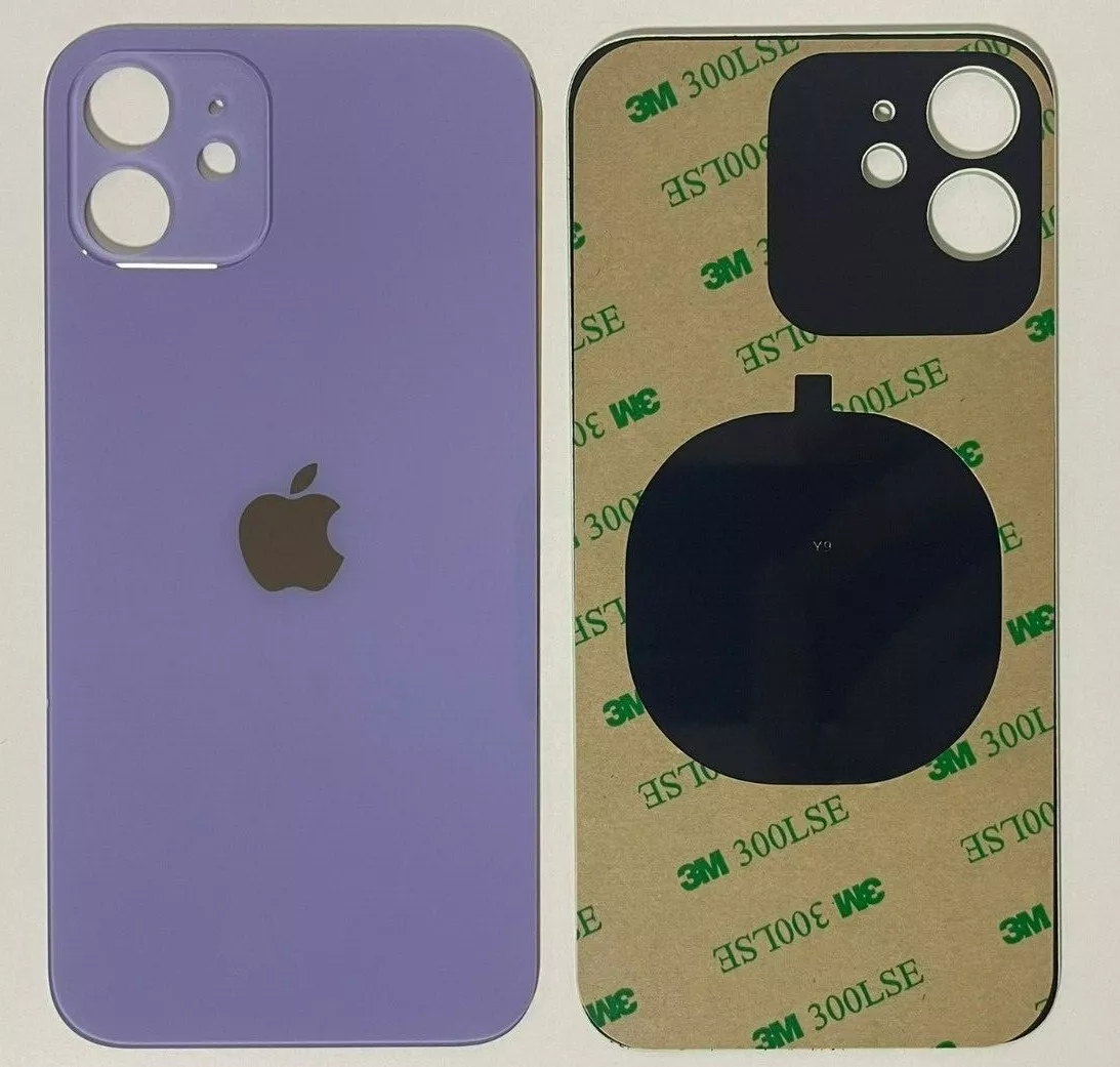 IPhone 12 Backcover Akkudeckel Rückseite Glas Big Hole Großes Kameraloch Top