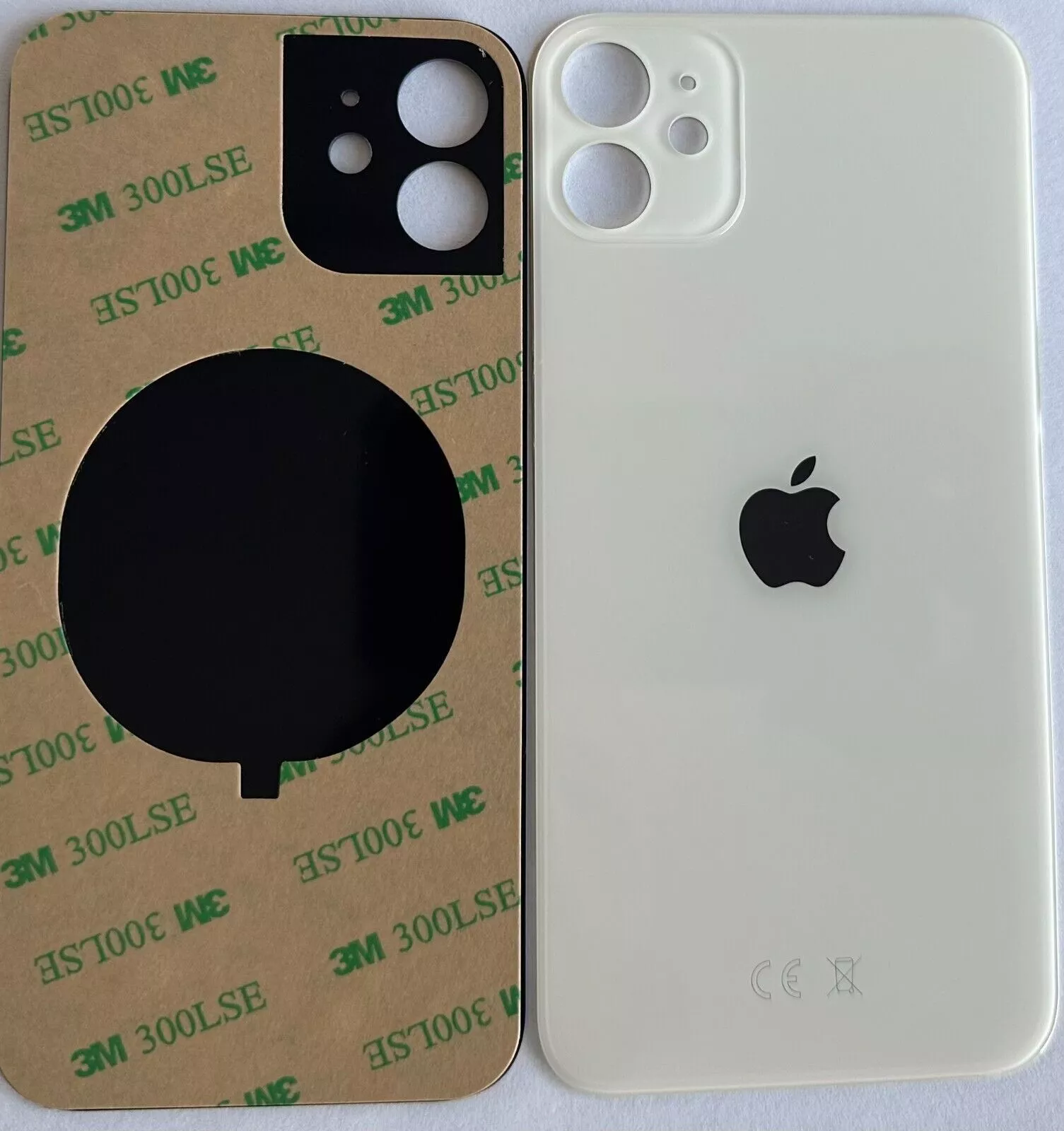 IPhone 11 Backcover Akkudeckel Rückseite Glas Big Hole Großes Kameraloch Top