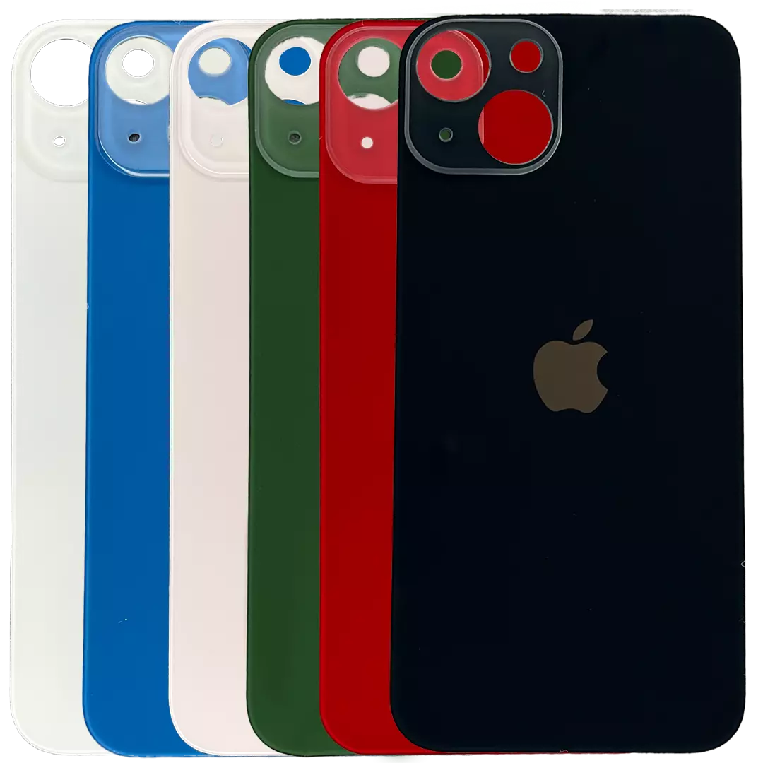 iPhone 13 Backcover Akkudeckel Rückseite Glas Big Hole Großes Kameraloch Top
